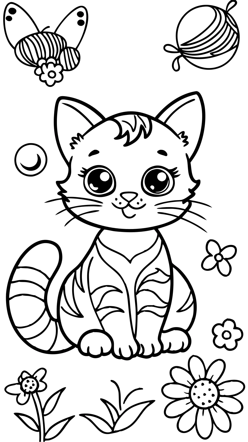 coloriage chaton